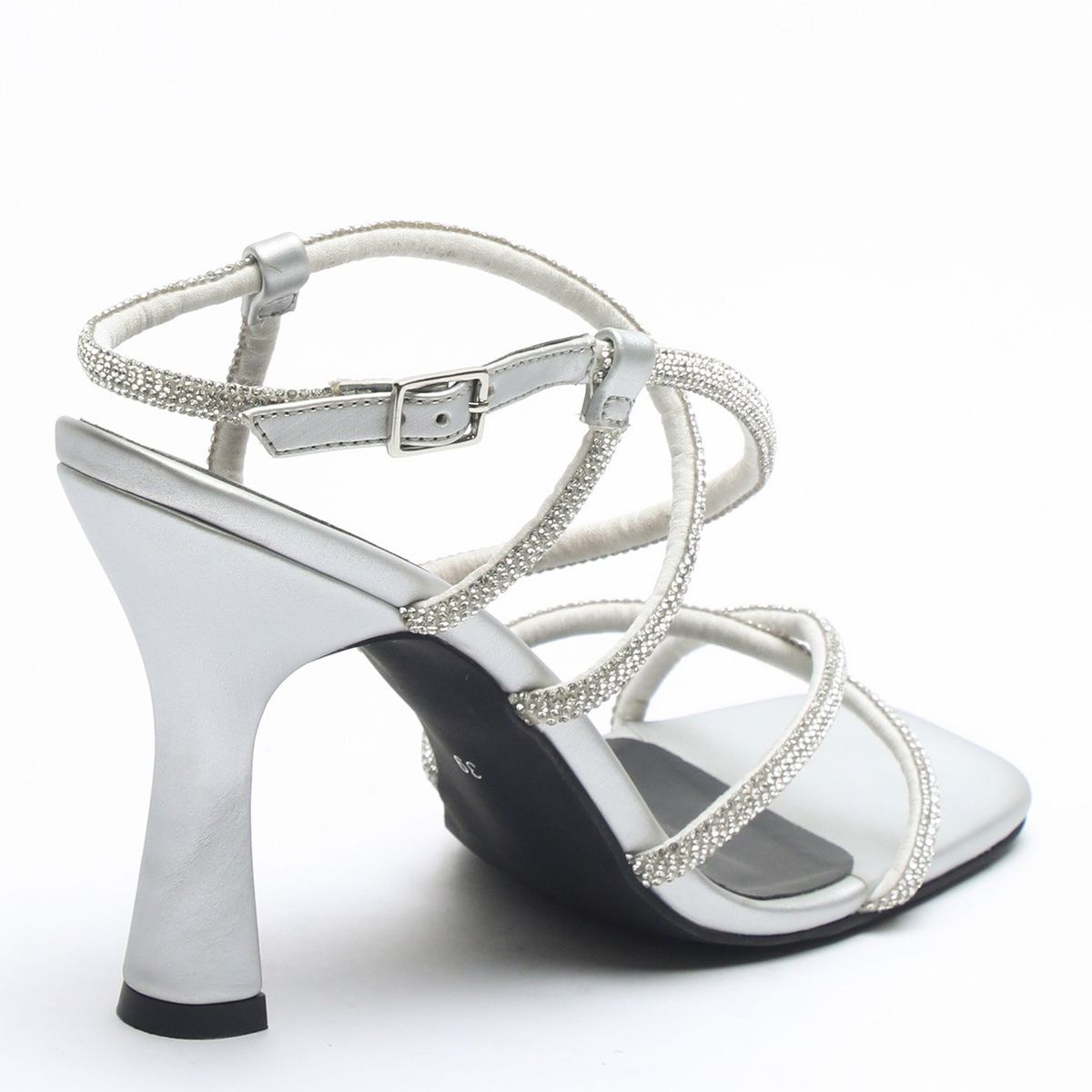 MOSSIMO - Sandalia Plateado Mujer Mossimo X Luana Barron