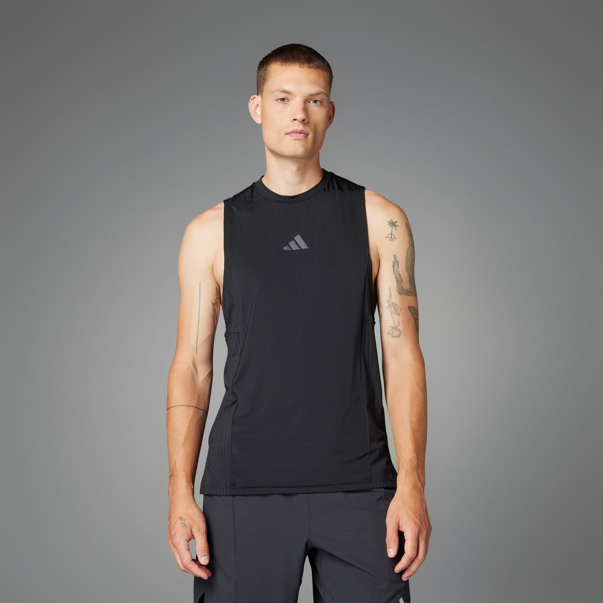 ADIDAS - Camiseta Manga Cero Running Hombre Adidas Design For Training