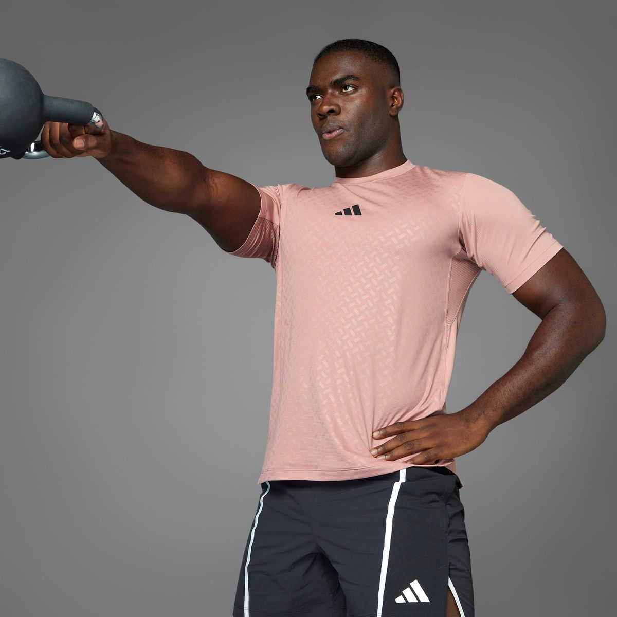 ADIDAS - Camiseta Training Hombre Adidas Power 3 Rayas