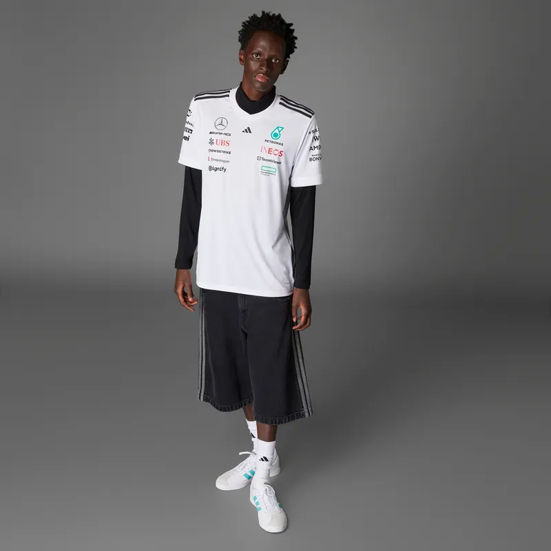 ADIDAS - Polo Casual Hombre Adidas Mercedes F1 Team