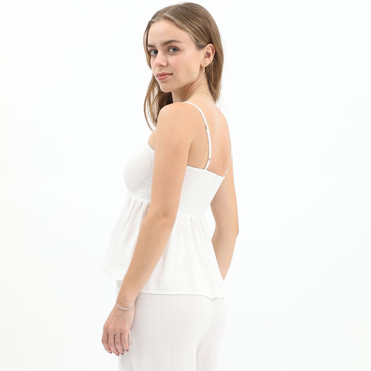 AMERICAN ABBEY - Blusa Sin Mangas Casual Mujer American Abbey