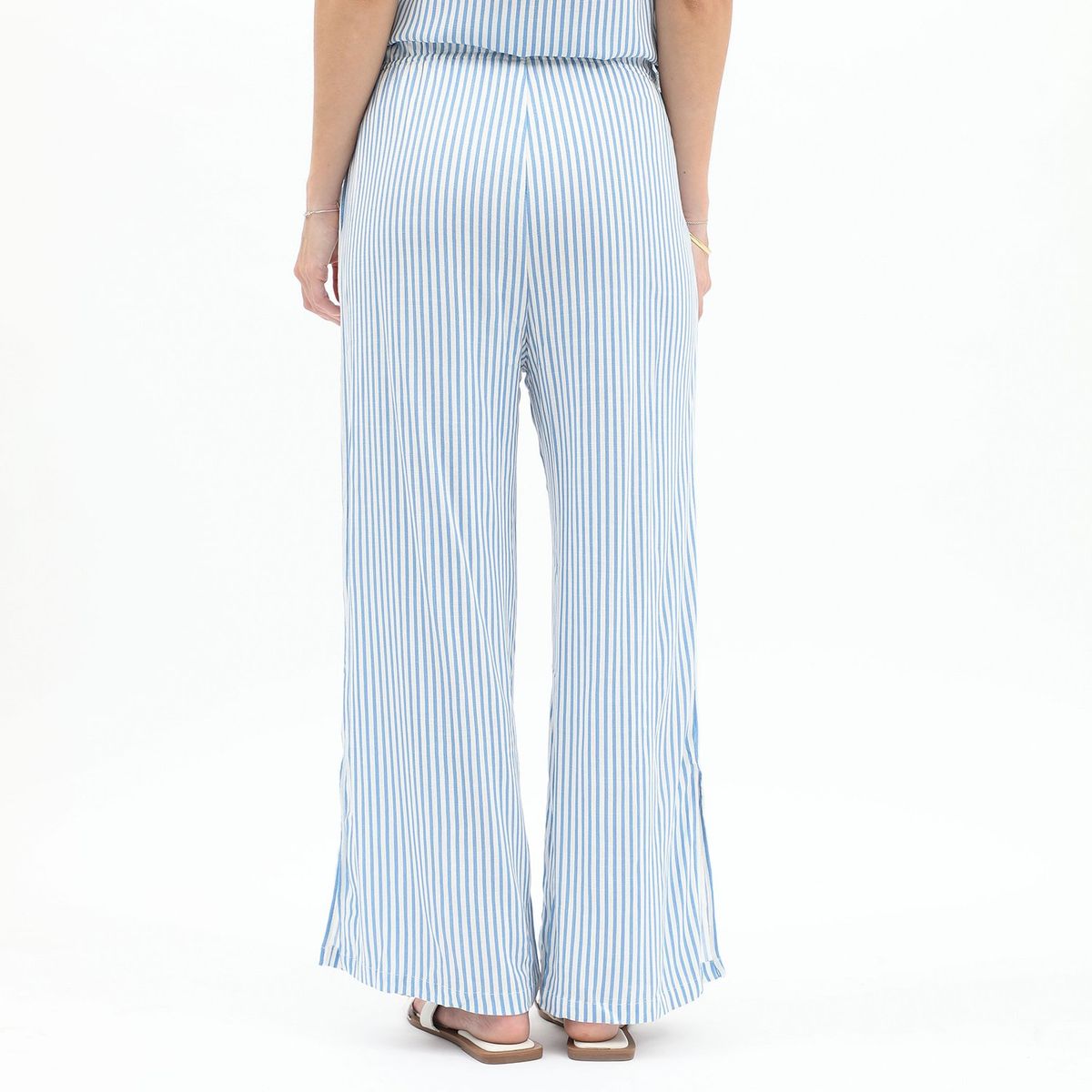 AMERICAN ABBEY - Pantalón Palazzo Casual Mujer American Abbey