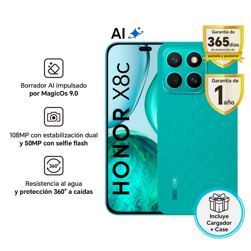 HONOR - Celular Honor X8c 8+256GB