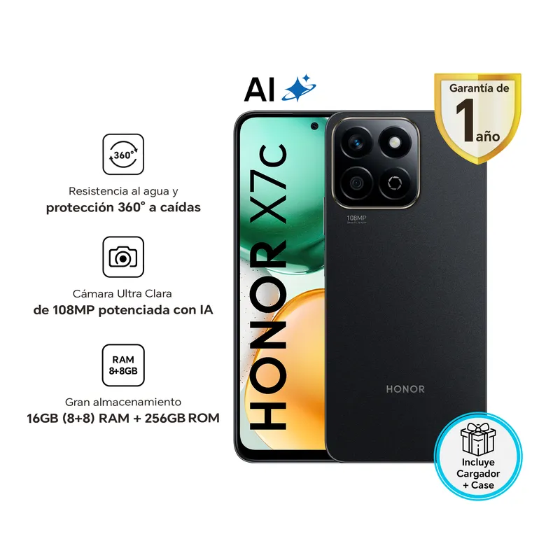 HONOR - Celular Honor X7c 8+256 GB