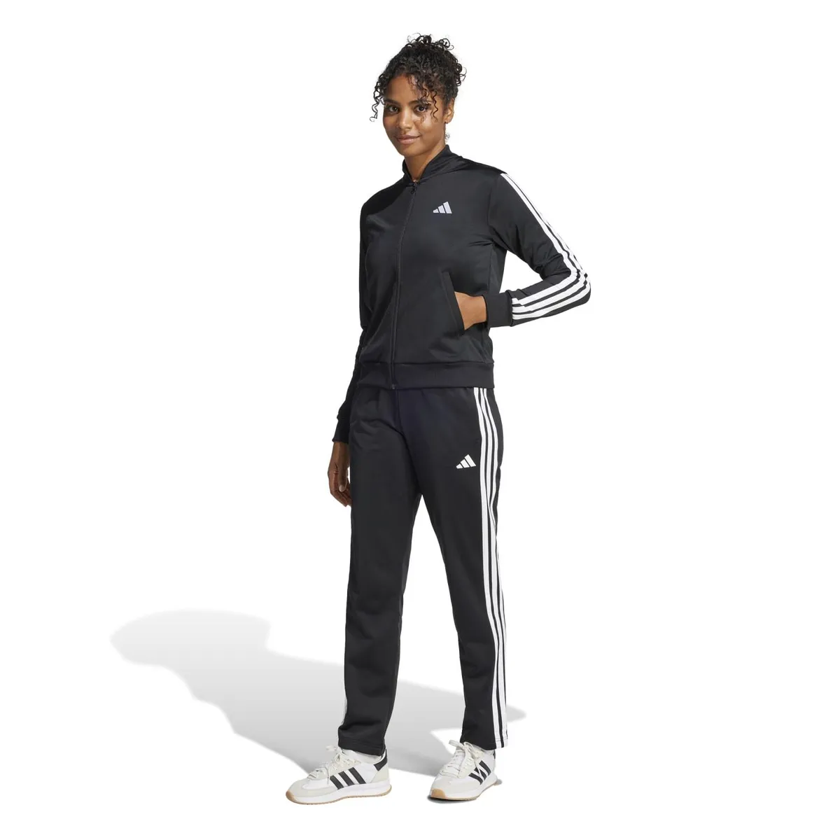 ADIDAS - Buzo Conjunto Deportivo Mujer Essentials 3 Stripes Adidas