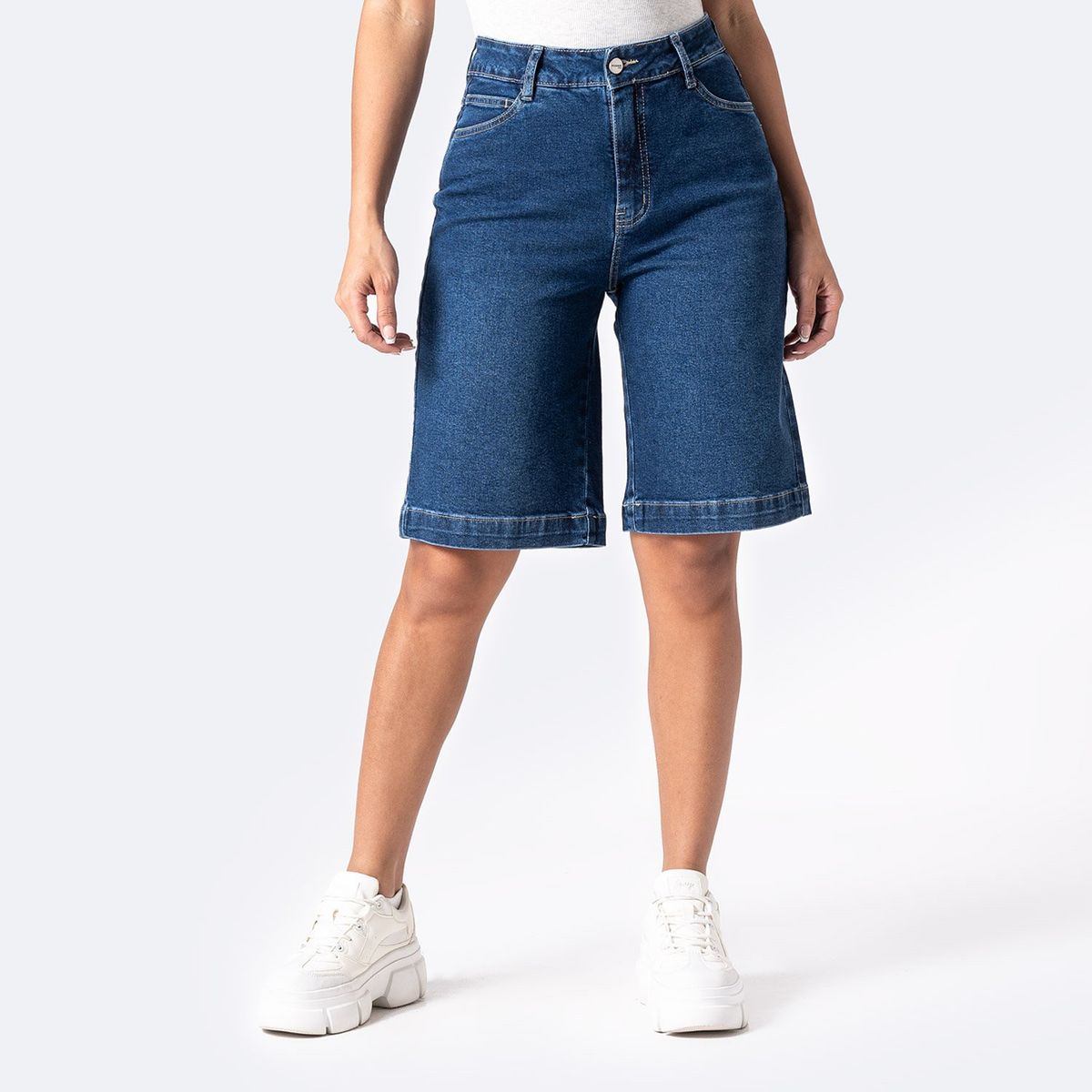 PIONIER - Bermuda Algodón Mujer Pionier