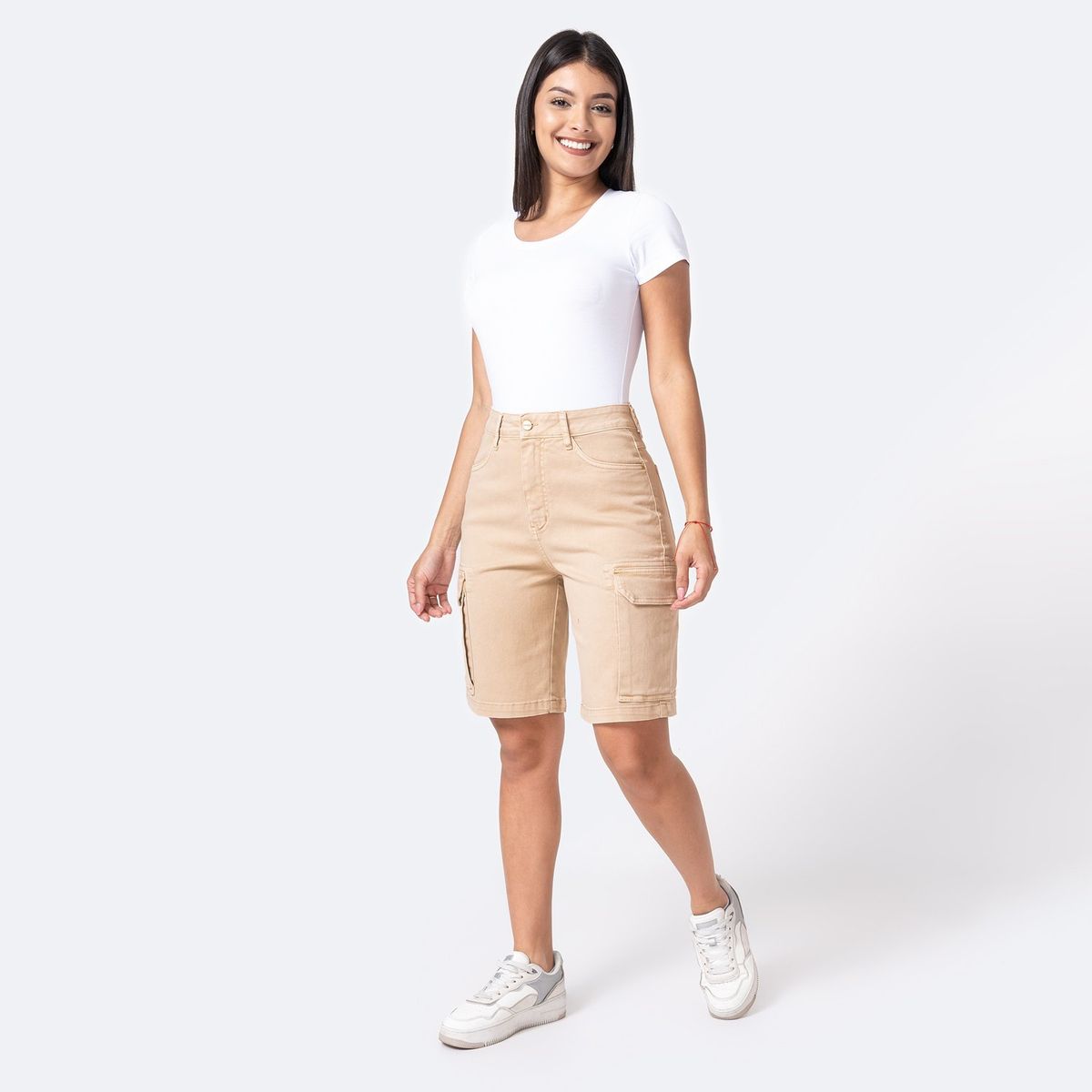 PIONIER - Bermuda Algodón Mujer Pionier