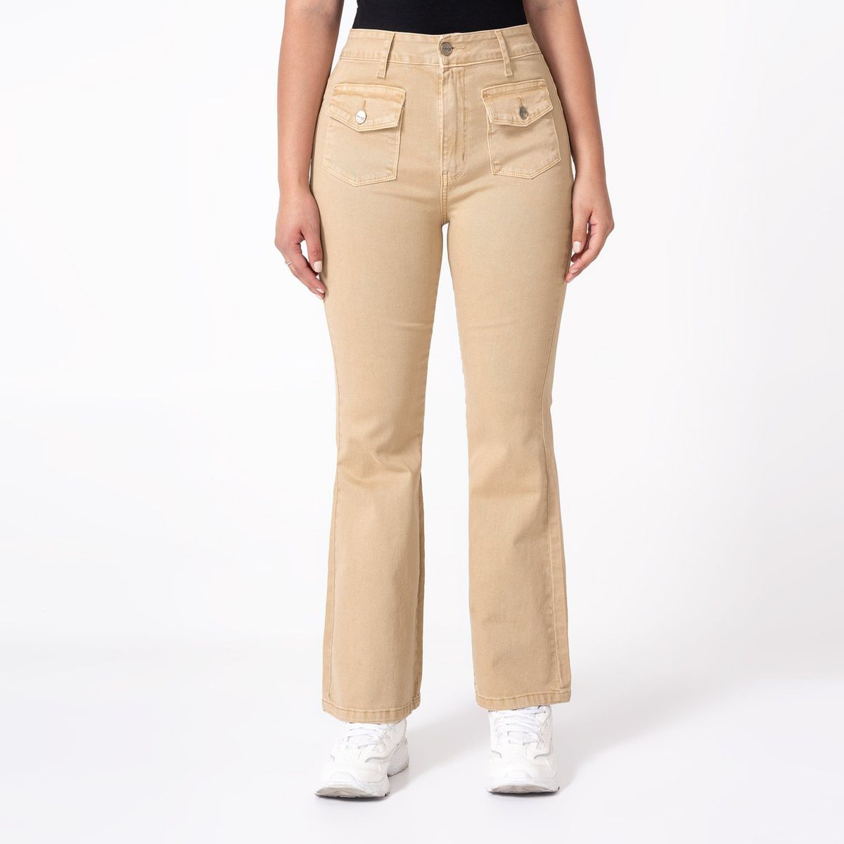 PIONIER - Pantalón Flare Algodón Mujer Pionier