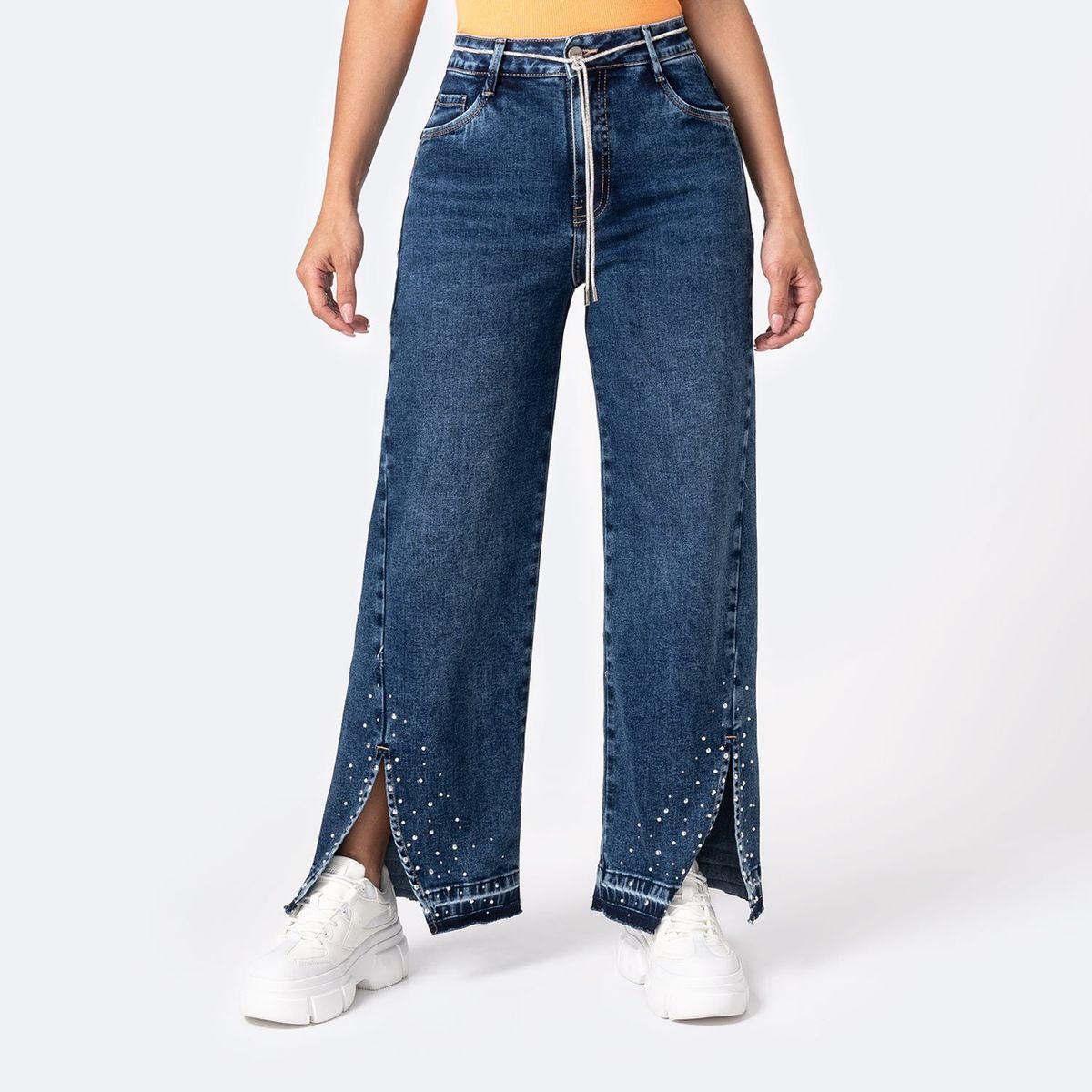 PIONIER - Jean Wide Algodón Mujer Pionier