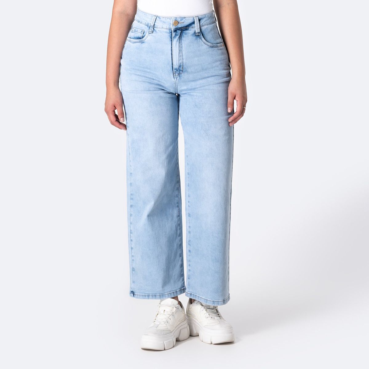 PIONIER - Jean Wide Algodón Mujer Pionier