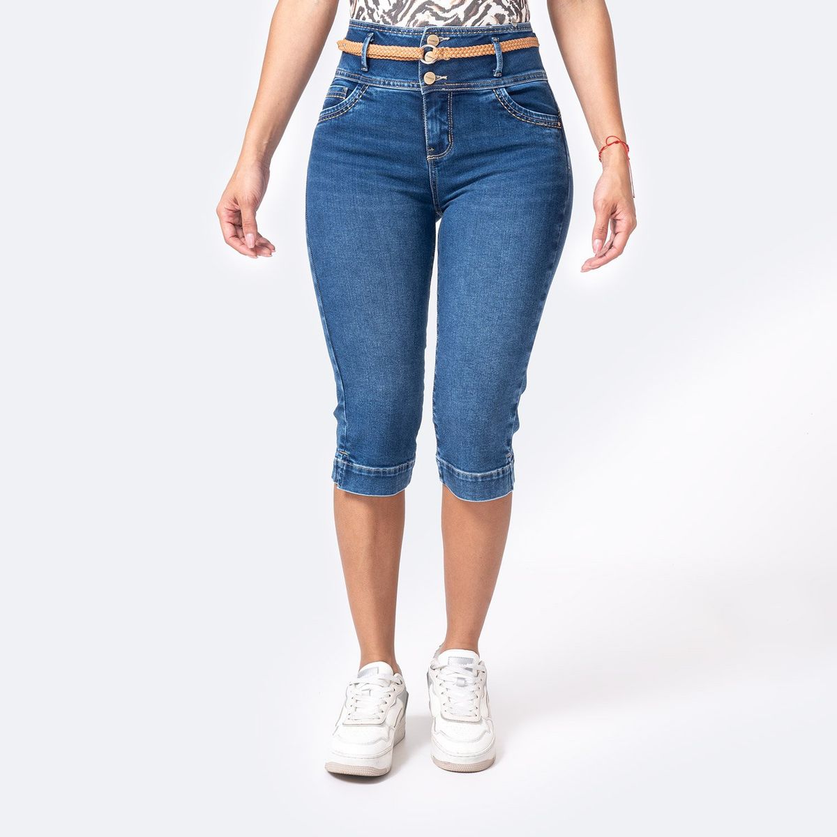 PIONIER - Jean Cropped Algodón Mujer Pionier