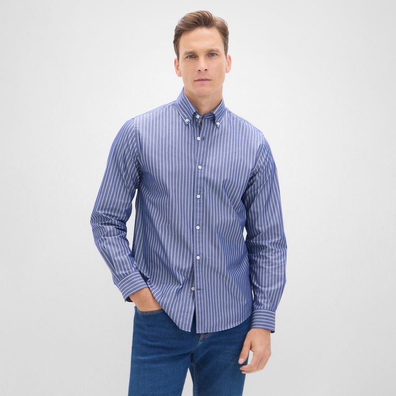 CORTEFIEL - Camisa Manga Larga Hombre Cortefiel.