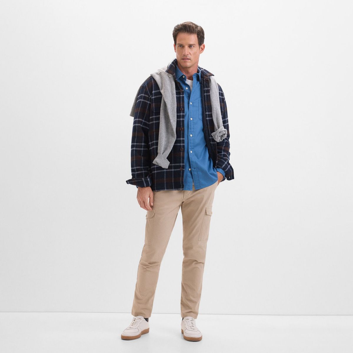 CORTEFIEL - Camisa Manga Larga Hombre Cortefiel 