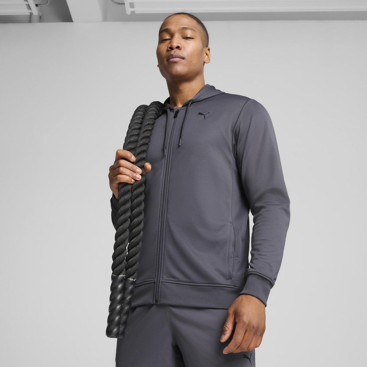 PUMA - Casaca Hombre M Tad Essentials Pwrfleece Fz Jacket