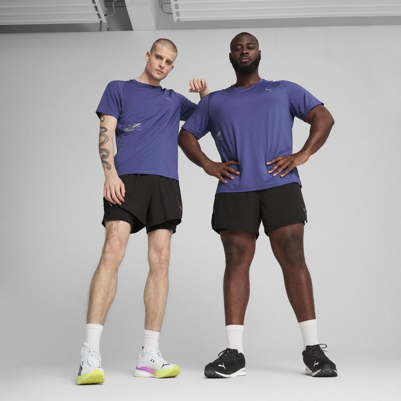 PUMA - Short Hombre M Run Ultraweave 2in1 5" Short