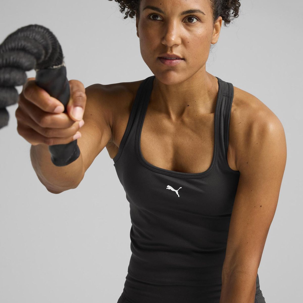 PUMA - Musculosa Deportiva Mujer W Cloudspun Mesh 2in1 Tank