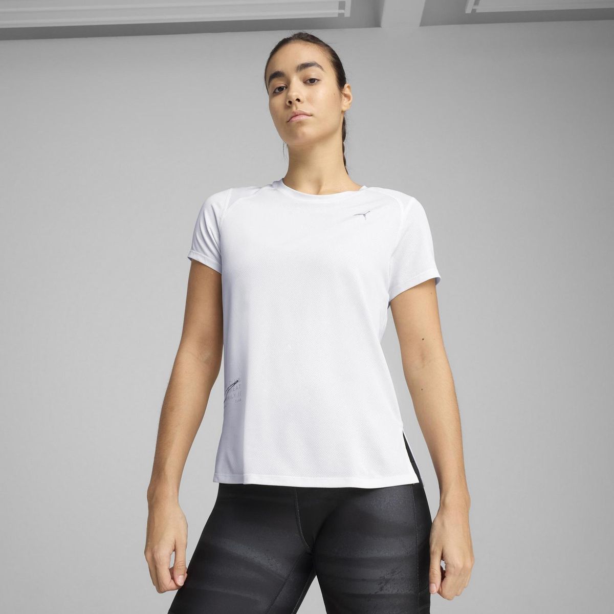 PUMA - Polo Deportivo Mujer W Run Graphic Mesh Tee