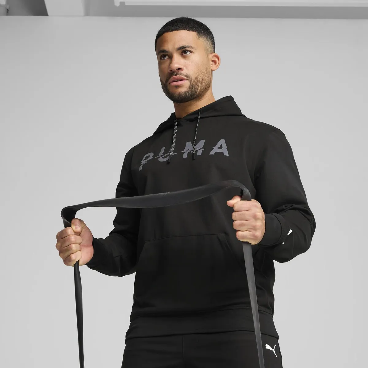 PUMA - Polera Hombre M Cloudspun Branded Hoodie