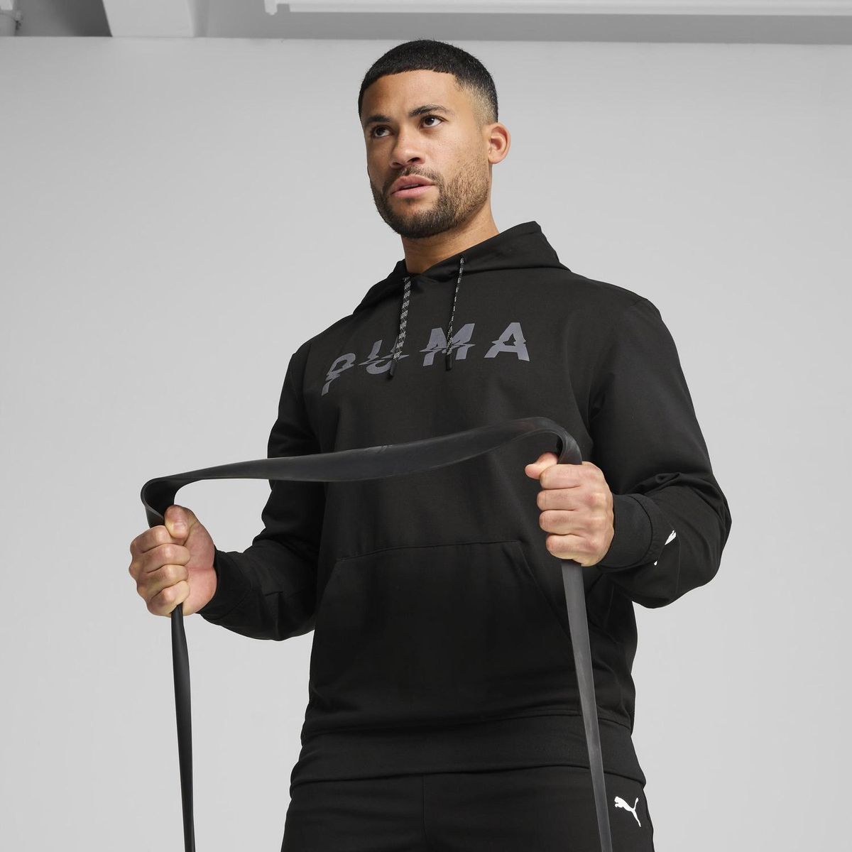 PUMA - Polera Hombre M Cloudspun Branded Hoodie