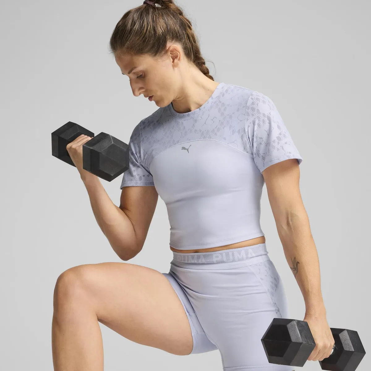 PUMA - Polo Deportivo Mujer Lace Top - Short