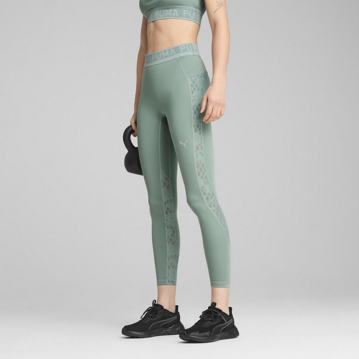 PUMA - Malla Deportiva Mujer Lace Hw 7/8 Tight