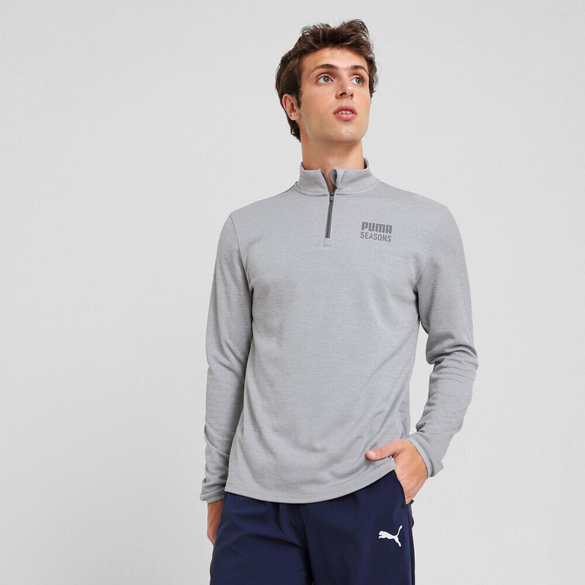 PUMA - Casaca Hombre Outdoor Inspired 1/4 Zip M