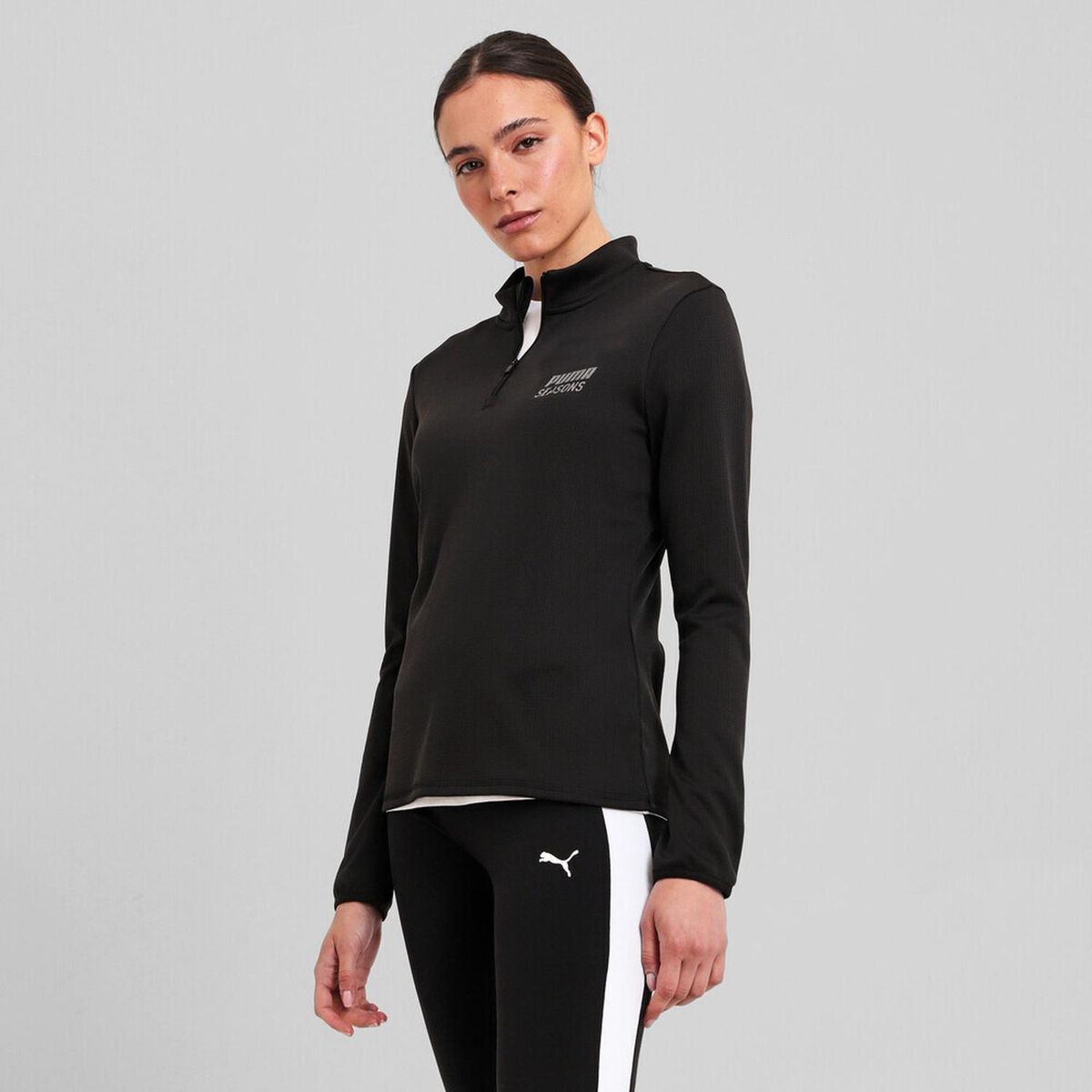 PUMA - Casaca Mujer Outdoor Inspired 1/4 Zip W