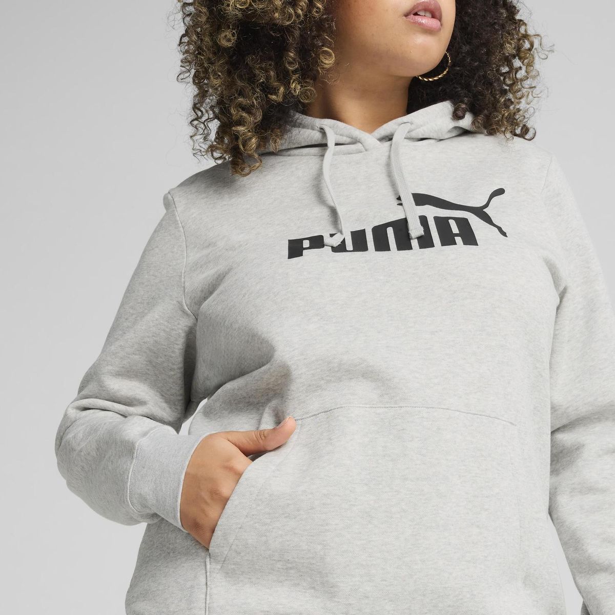 PUMA - Polera Deportiva Mujer Ess No. 1 Logo Hoodie Fl