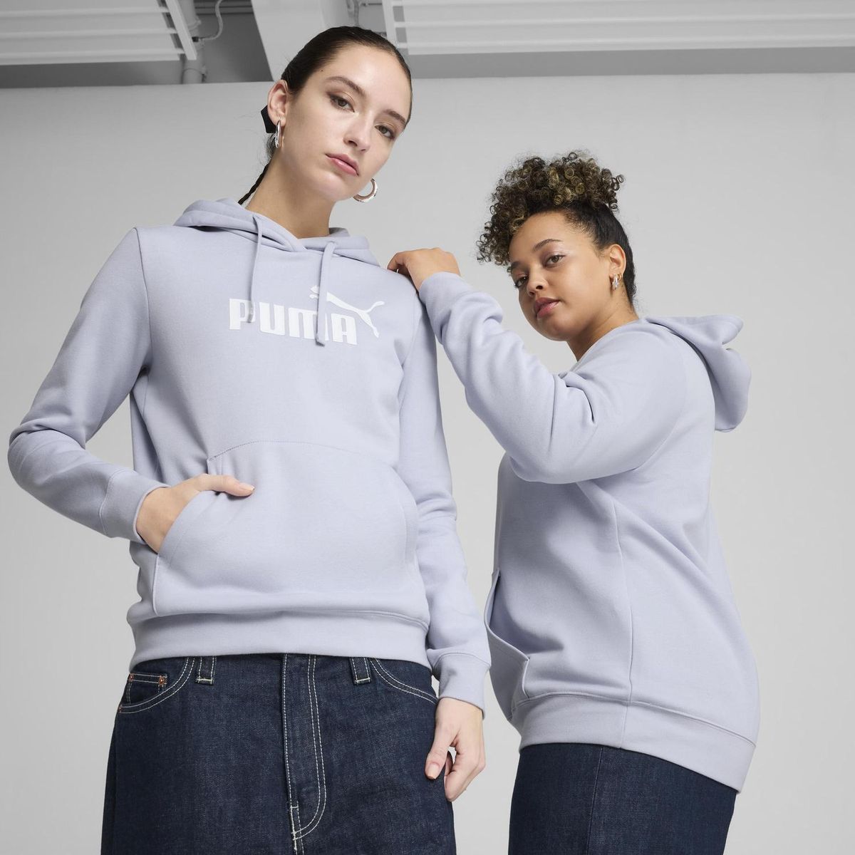 PUMA - Polera Deportiva Mujer Ess No. 1 Logo Hoodie Fl (s)