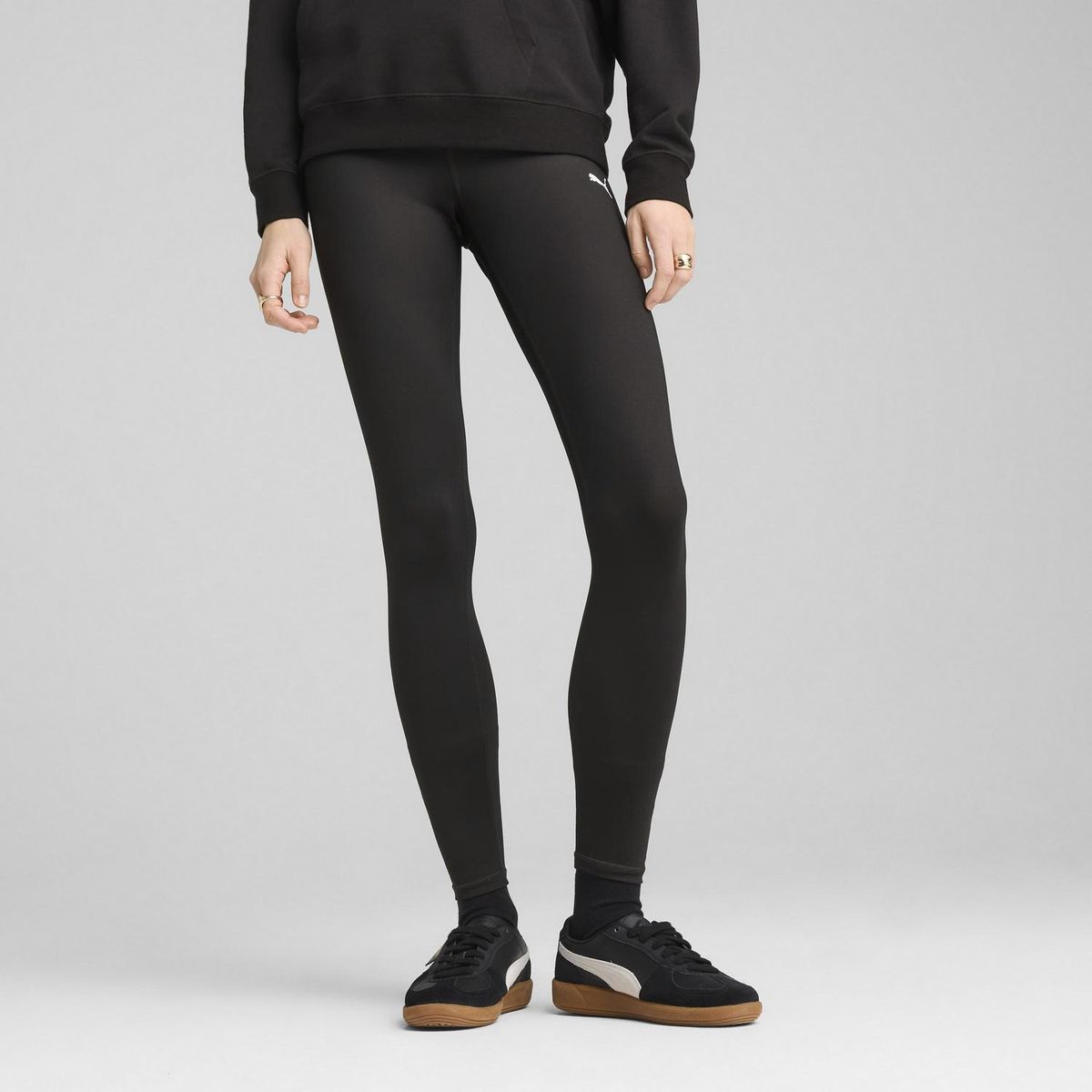 PUMA - Malla Deportiva Mujer Ess Puma Logo Poly Tights