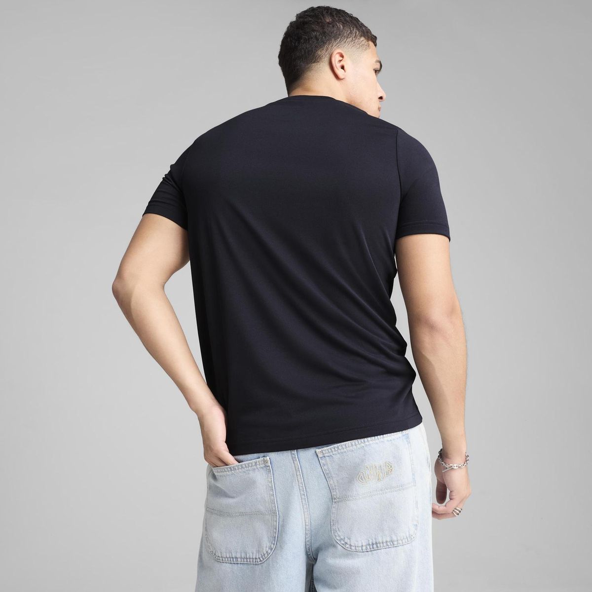 PUMA - Polo Deportivo Hombre Ess Small Puma Logo Poly Tee