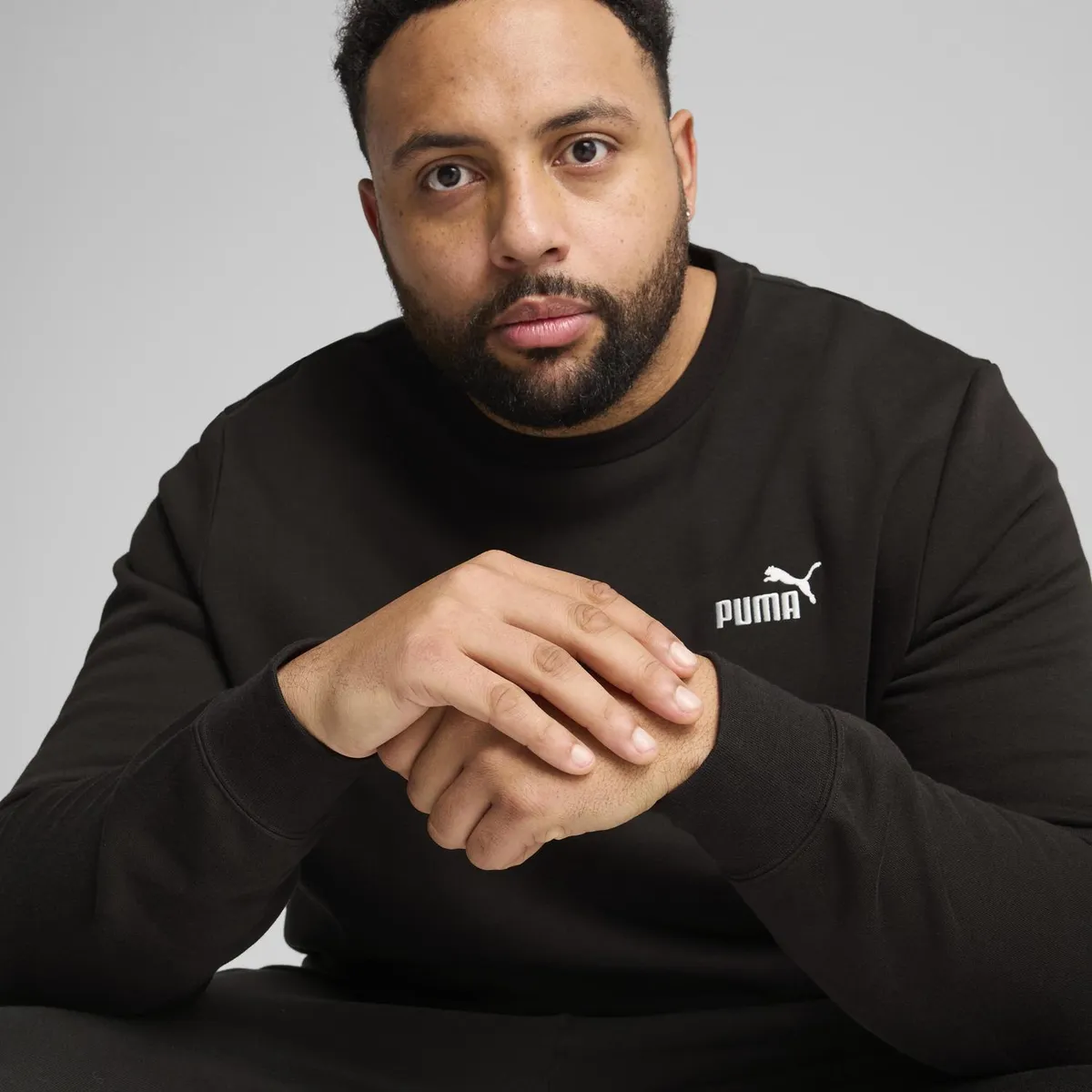 PUMA - Polera Hombre Ess Small No. 1 Logo Crew Fl