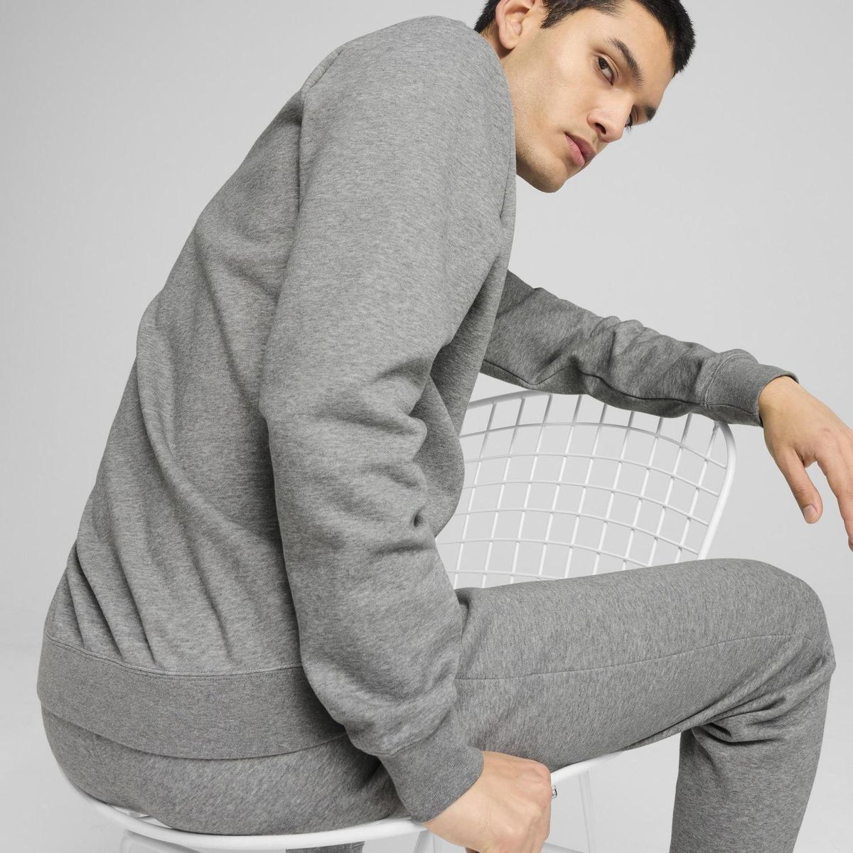 PUMA - Polera Hombre Ess Small No. 1 Logo Crew Fl