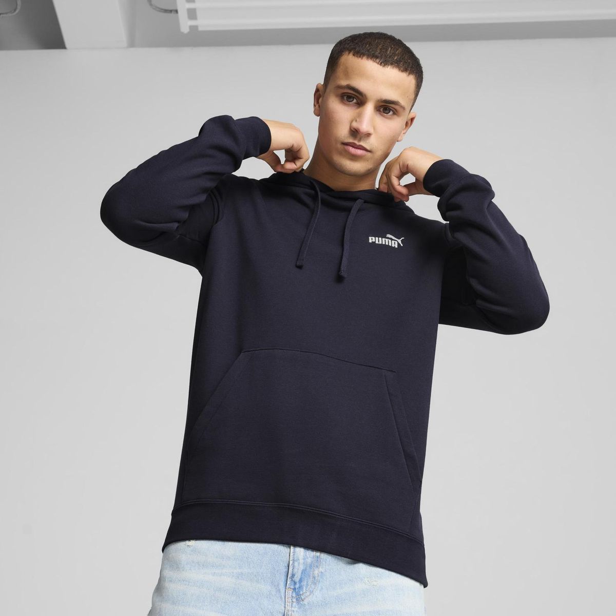 PUMA - Polera Hombre Ess Small No. 1 Logo Hoodie Fl