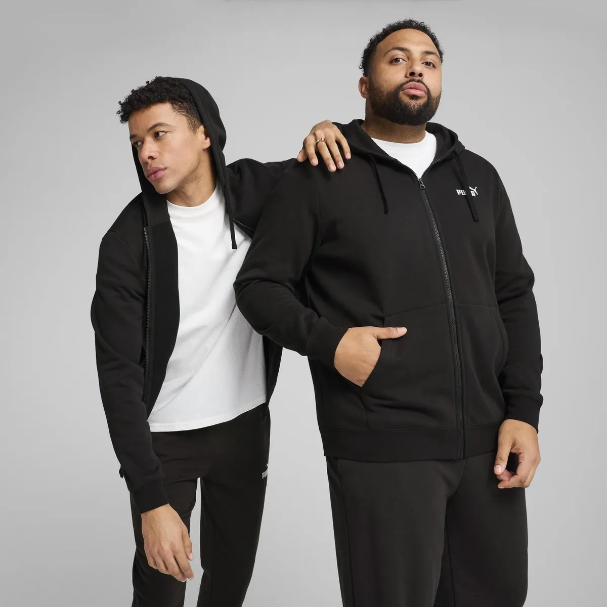 PUMA - Casaca Hombre Ess Small No. 1 Logo Full-zip Hoodie Fl