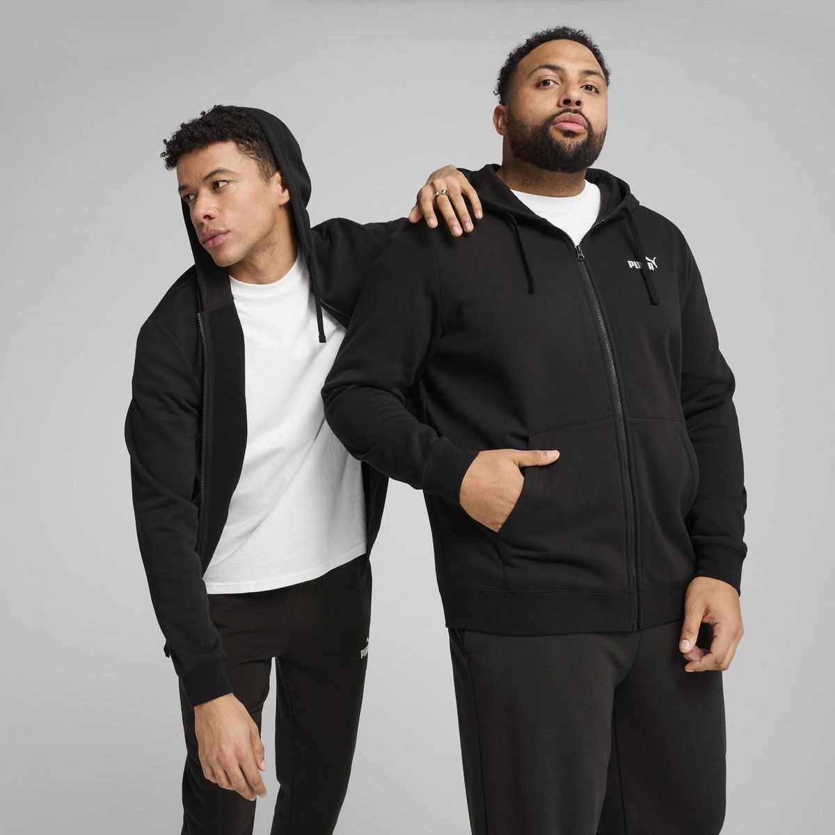 PUMA - Casaca Hombre Ess Small No. 1 Logo Full-zip Hoodie Fl