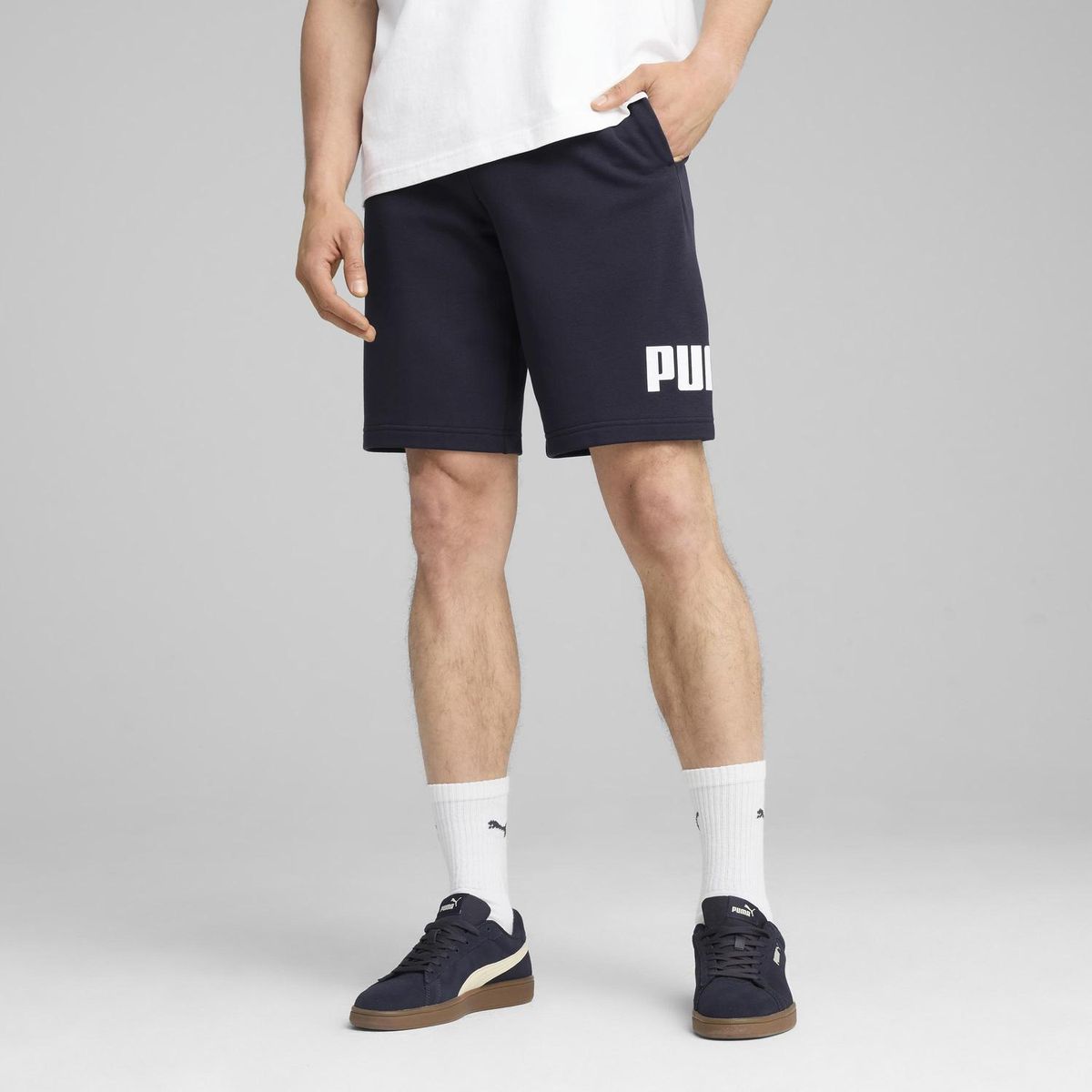 PUMA - Short Hombre Ess Big No. 1 Logo Shorts 10"