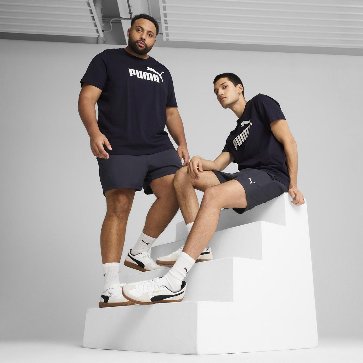 PUMA - Short Hombre Ess Puma Logo Woven Shorts 5"