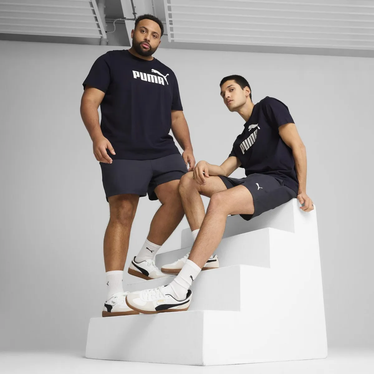 PUMA - Short Hombre Ess Puma Logo Woven Shorts 5"