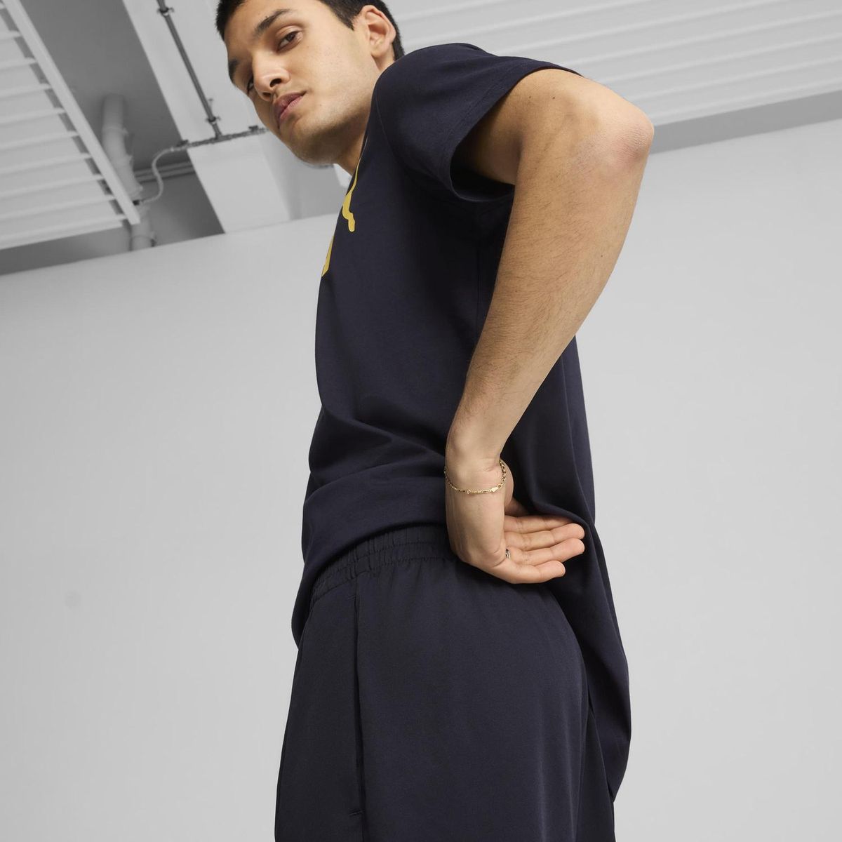 PUMA - Short Hombre Ess Puma Logo Woven Shorts 9"