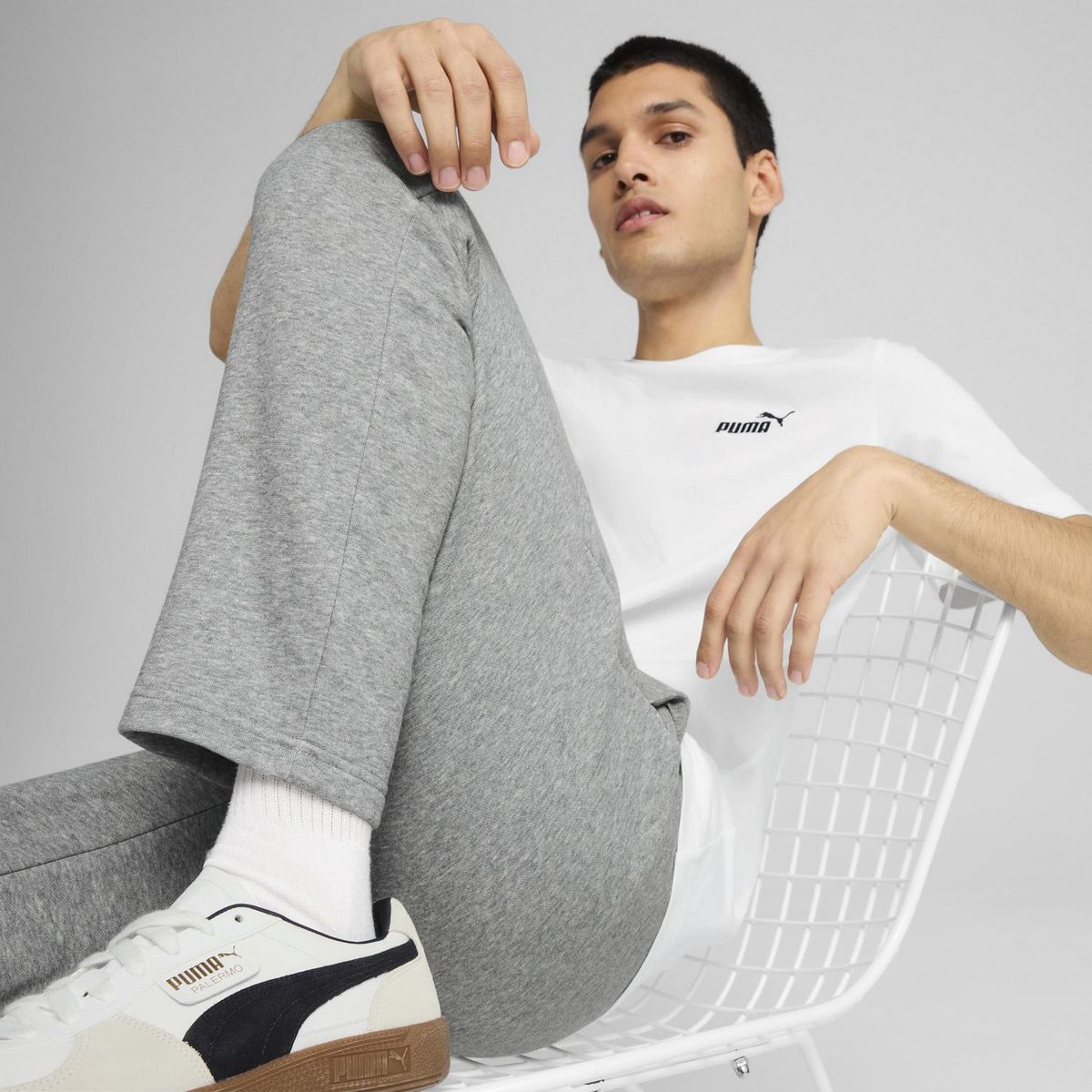 PUMA - Pantalón Deportivo Hombre Ess No. 1 Logo Sweatpants Fl Op