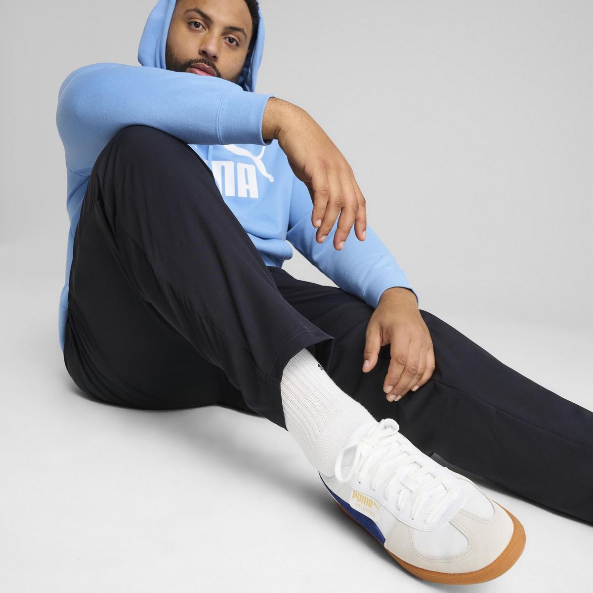 PUMA - Pantalón Deportivo Hombre Ess Puma Logo Woven Pants Op