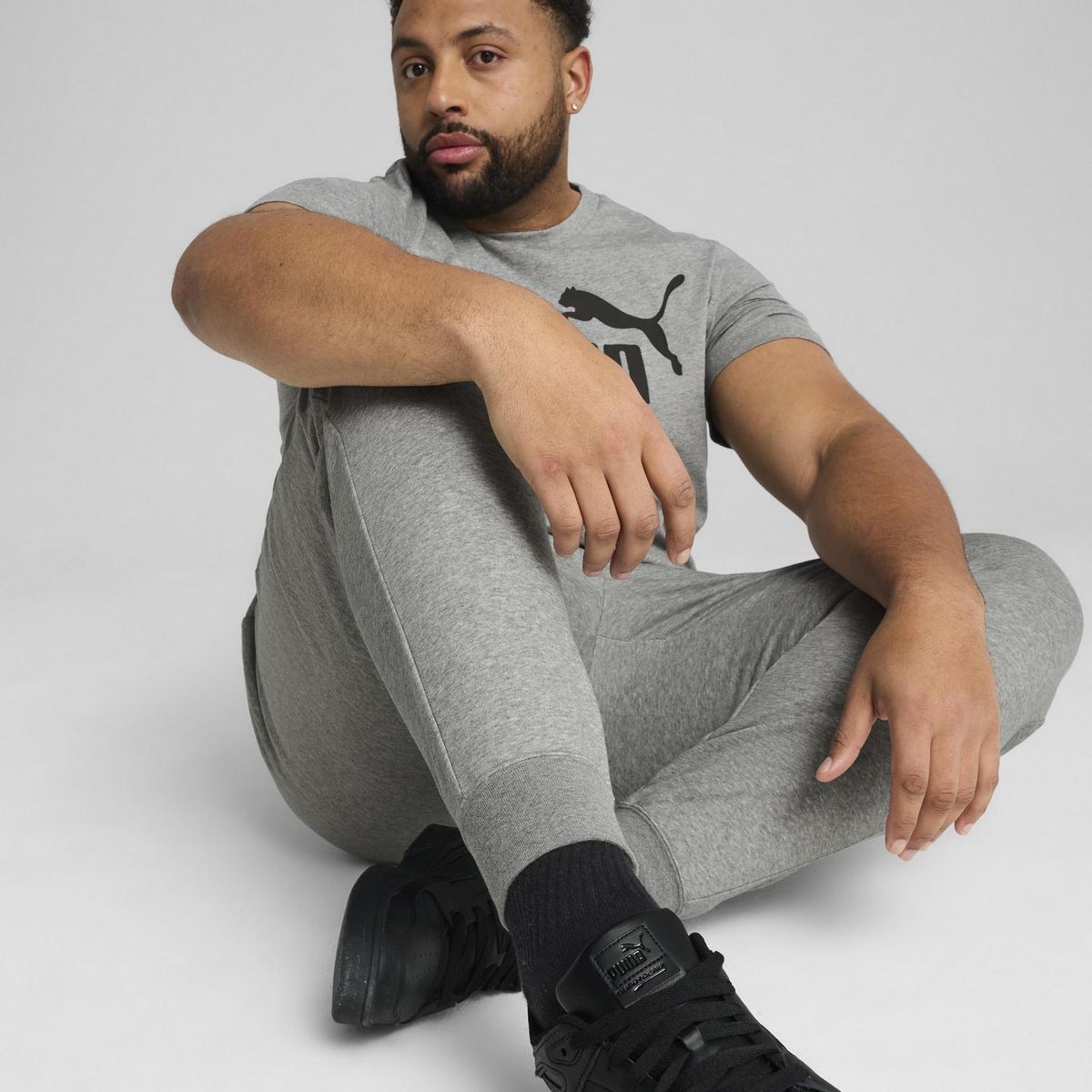 PUMA - Pantalón Deportivo Hombre Ess No. 1 Logo Slim Sweatpants Fl Cl