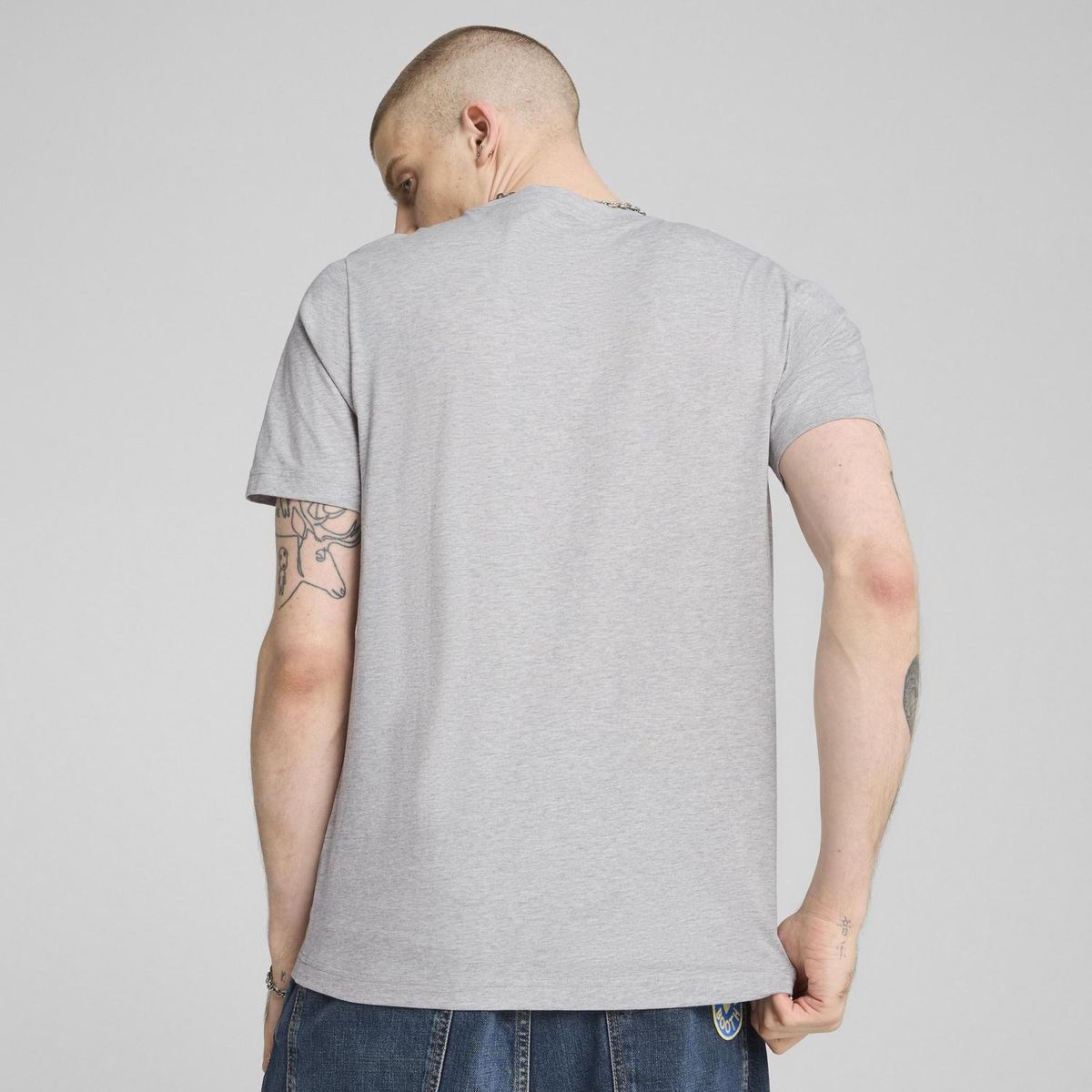 PUMA - Polo Deportivo Hombre Graphics Puma Logo Tee