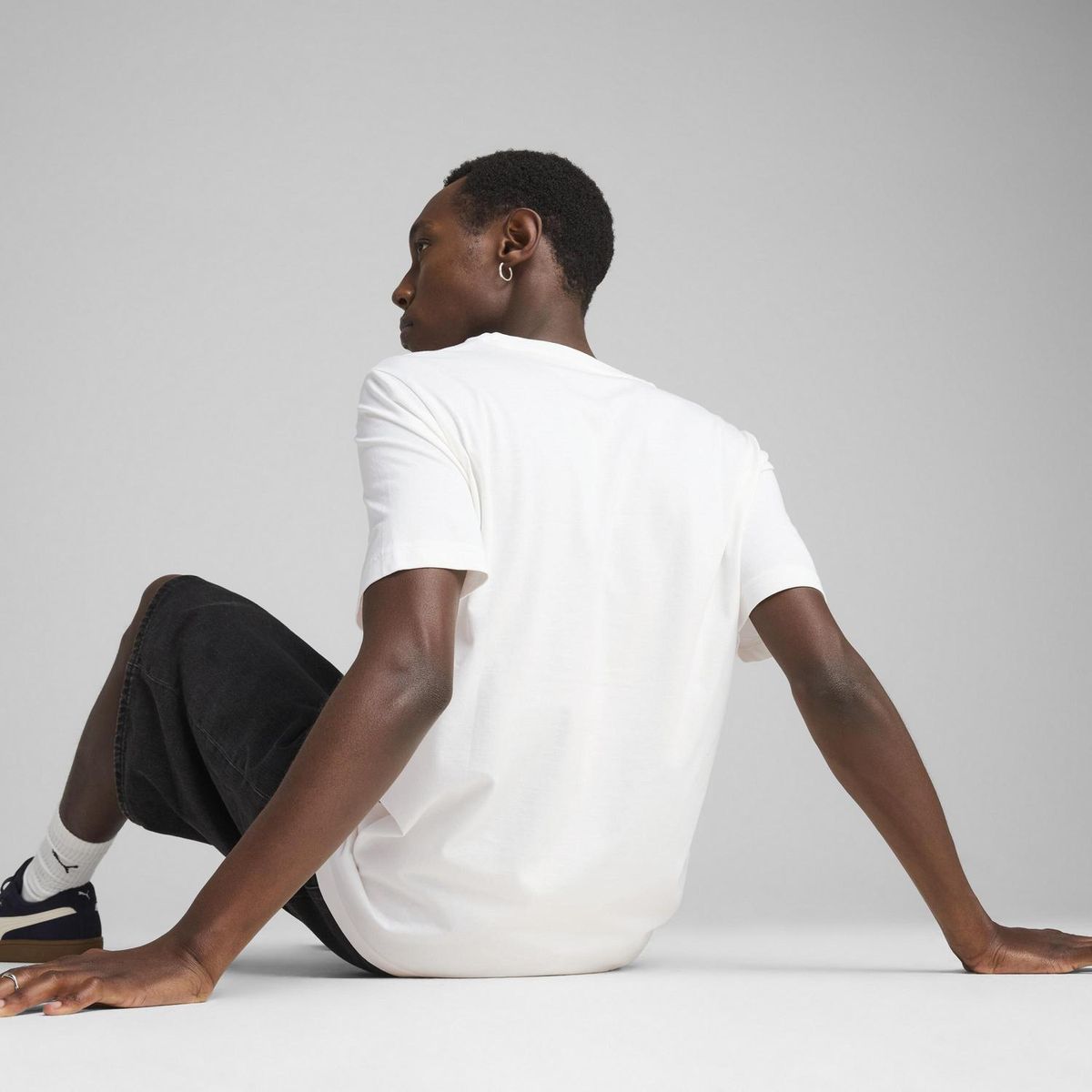 PUMA - Polo Deportivo Hombre Graphics Puma Wording Tee