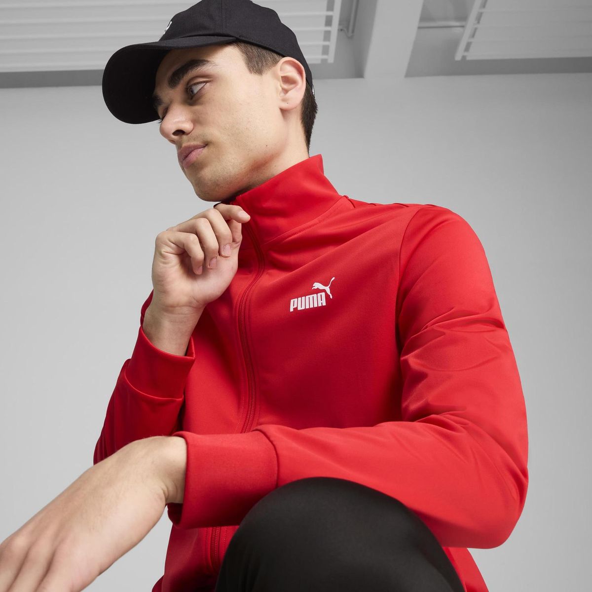 PUMA - Buzo Conjuntoo Hombre Ess Poly Suit Cl