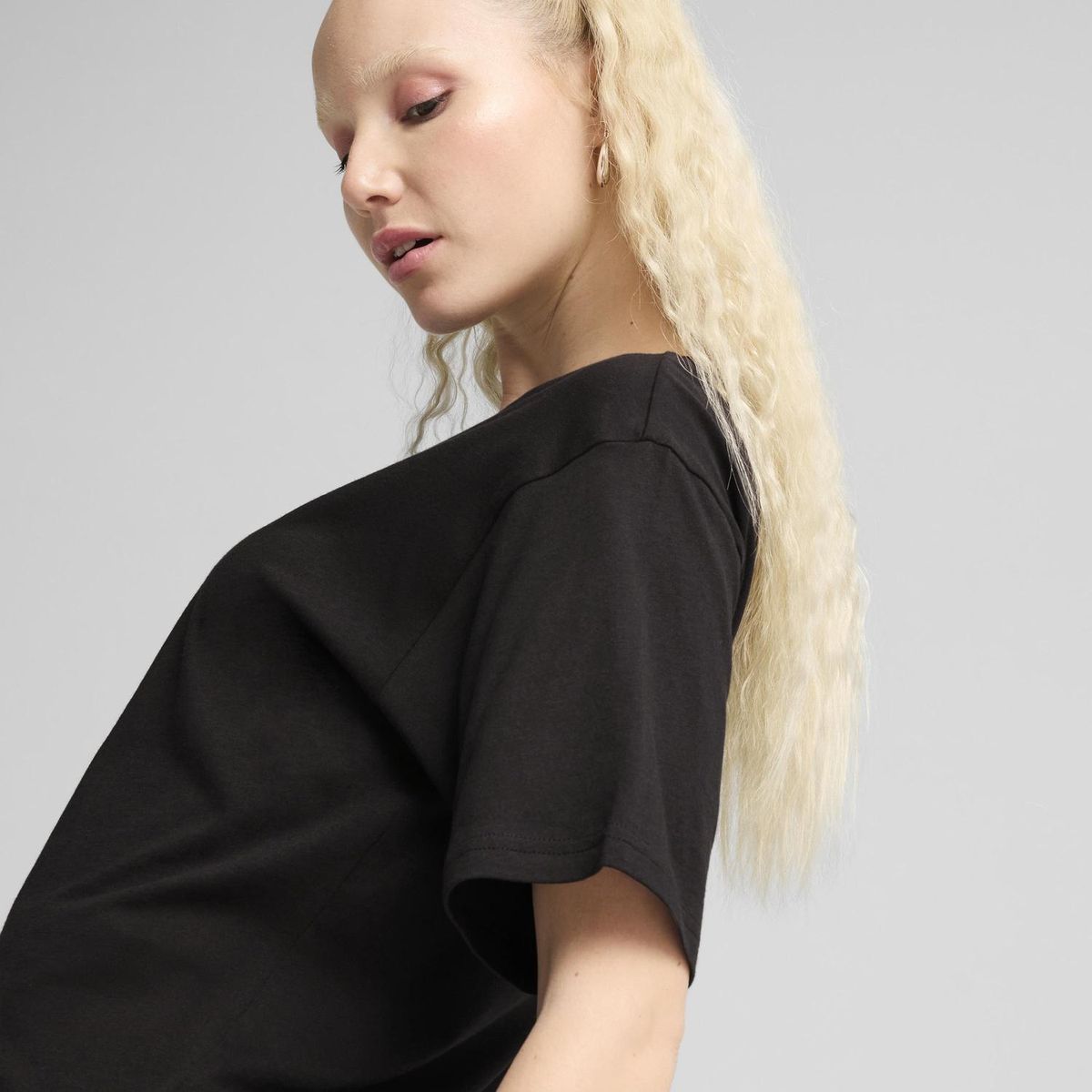 PUMA - Polo Deportivo Mujer Ess Puma Logo Relaxed Tee