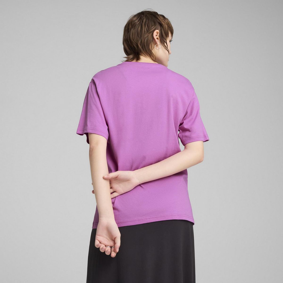 PUMA - Polo Deportivo Mujer Ess Puma Logo Relaxed Tee