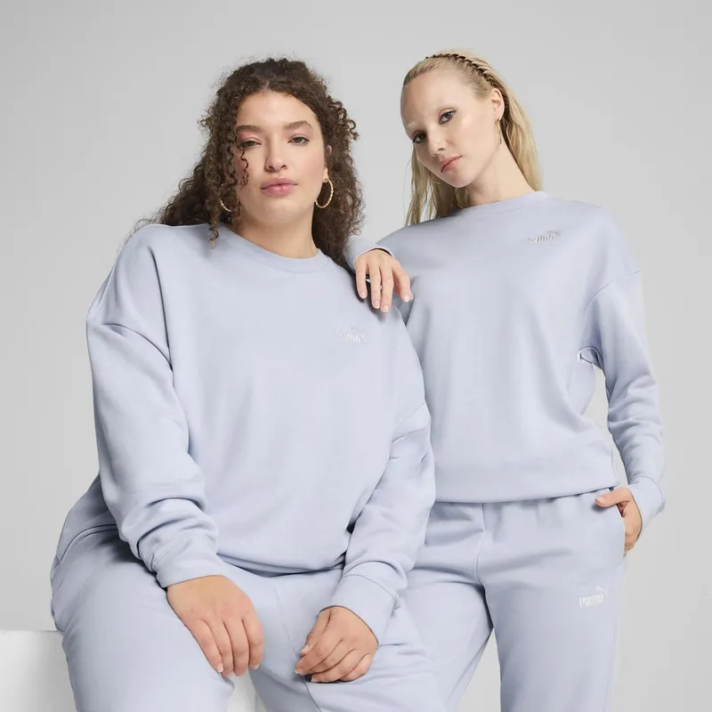 PUMA - Polera Deportiva Mujer Ess Small Logo Relaxed Crew Tr