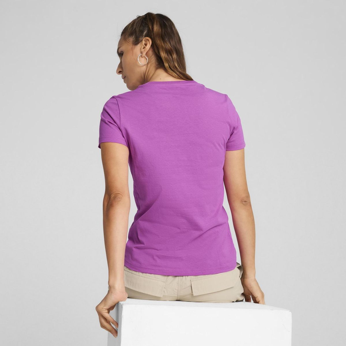 PUMA - Polo Deportivo Mujer Ess Elevated Tee